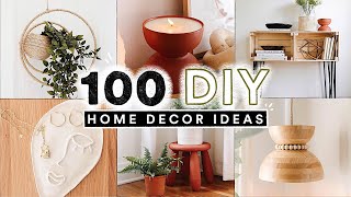 100 DIY HOME DECOR IDEAS  HACKS You Actually Want To Make ✨ Full Tutorials [upl. by Savart]