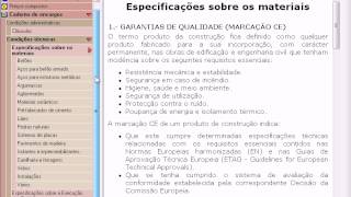 Caderno de Encargos [upl. by Neelyar]