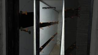 How to Bathroom tile fitting  4×2 Tiles installation design diytilesdesign tiles youtubeshorts [upl. by Forrest504]