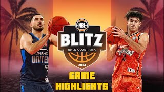 Melbourne United Vs Cairns Taipans NBL Blitz 2024 Game Highlights [upl. by Aira]