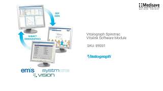 Vitalograph Spirotrac Vitalink Software Module 89001 [upl. by Adne680]