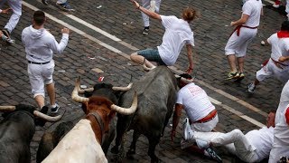 Segundo Encierro Sanfermines 872017  José Escolar [upl. by Philine]