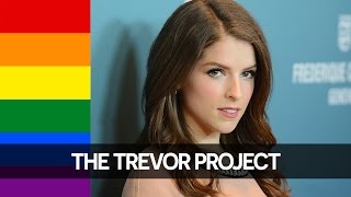 Anna Kendrick talks about LGBT  The Trevor Project [upl. by Pegeen]