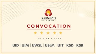 Karnavati University Convocation Ceremony I Karnavati University I Ahmedabad [upl. by Shriver]