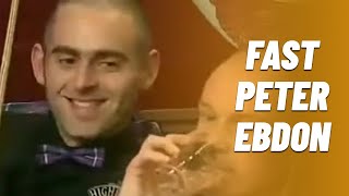 FAST PETER EBDON MISSION IMPOSSIBLE  vs Ronnie OSullivan  Snooker World Championship 2005 [upl. by Eve]