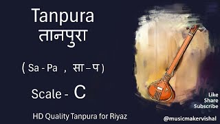 Tanpura C scale sapa  तानपुरा साप C scale for vocal riyaz male and female [upl. by Ispep652]