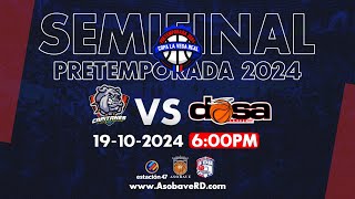 SEMIFINAL PRETEMPORADA TBS 2024 VILLA VS DOSA  19102024 [upl. by Hcirteid]