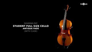 Student Full Size Cello with Case Antique Fade by Gear4music  Gear4music [upl. by Lubet758]