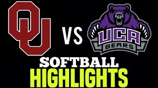 OU Sooners vs Central Arkansas College Softball 2024 [upl. by Hamilah]