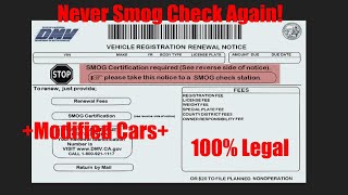 How to Avoid Smog Check in California 100 Legal [upl. by Inilahs]