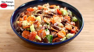 Healthy Quinoa Salad Recipe For Weight Loss  Dinner Recipes  Skinny Recipes To Lose Weight Fast [upl. by Brittaney]