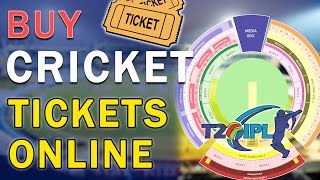 How To book Cricket tickets online  ODI  IPL  T20 Match  World Cup Tickets [upl. by Tteirrah526]