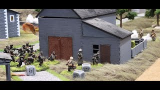 Bridge Defense a Bolt Action battle report Narva 1945 [upl. by Alaekim]