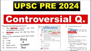 UPSC Prelims 2024 Controversial Question Real Solution with Proof [upl. by Leisam800]