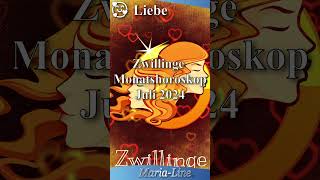 Zwillinge LIEBE ❤️ Horoskop Juli 2024 [upl. by Amluz602]