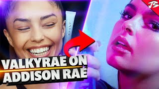 Valkyrae Speaks on Addison Rae Blue Light Scandal [upl. by Ayela127]