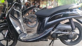 Teridentifikasi piston bermasalah Yamaha Fino fi 115 yuk di bongkar bag 01 [upl. by Atinuahs812]