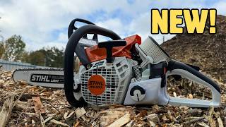 Buy a NEW Stihl MS 500i chainsaw  FIRST start [upl. by Alber]