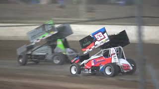 Sprintcars Tasmania Title Heat 2 Latrobe Speedway 30122023 [upl. by Ailedua]