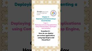 How do you deploy serverless applications using App Engine and Cloud Run [upl. by Anaidni]