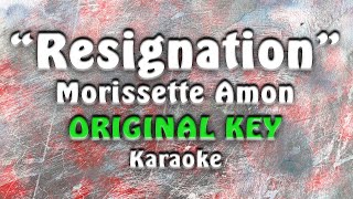 Morissette Amon  Resignation Karaoke [upl. by Lissner]