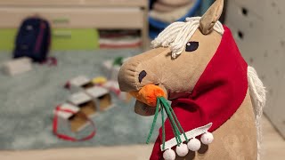 Otwieramy kalendarz adwentowy Hobby Horse  Daily Vlog 918  zapowiedź Vlog ze stajni [upl. by Joane]