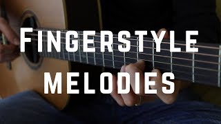 5 Simple yet Beautiful Fingerpicking Melodies for Intermediate [upl. by Akehsay240]