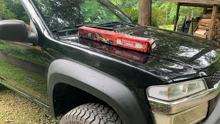 Skyjacker Hydro 7000 lift shocks on 2004 Chevy Colorado GMC Canyon 4x4 torsion bar lift review [upl. by Alyahsat]