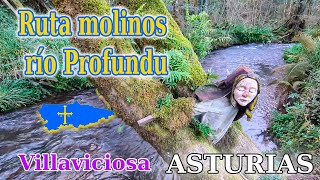 RUTA de los MOLINOS del río Profundu  Villaviciosa de ASTURIAS [upl. by Erdnassac121]