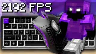 240 FPS Moonwalking Keyboard  Mouse Sounds • Bedwars Solos Hycraft [upl. by Dur396]