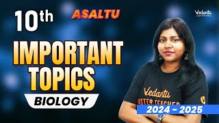 Important Topics Biology  Class 10  CBSE 2025  Sandra Maam [upl. by Towney]