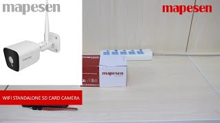 Operation Video for Mapesen LiveVision Series Wifi Standalone SD Card Bullet Camera [upl. by Marya422]