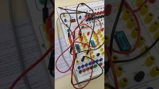 Electronics Lab experiment4  Realization of SR flipflop using NAND gates IC7400 [upl. by Mast700]