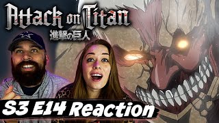 Attack on Titan S3 E14 quotThunder Spearsquot Reaction amp Review [upl. by Jeavons270]