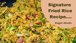 How to Cook Signature Nigerian Fried Rice Recipe [upl. by Ettenej615]