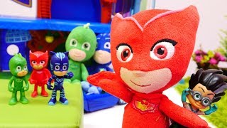 El elixir para PJ Masks Héroes en pijamas Juguetes peluches [upl. by Sharos]