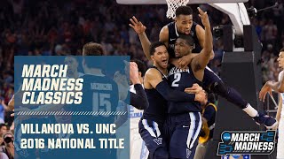 Villanova vs UNC 2016 National Championship  FULL REPLAY [upl. by Eceinal721]