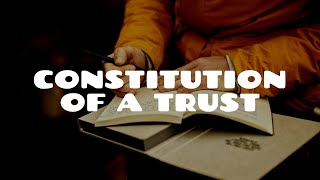 Constitution of a Trust  Equity amp Trusts [upl. by Clellan259]