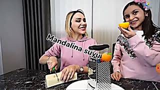 Mandalina suyu🤭🤭 RukiyeCetinkaya PrensesLinaTv [upl. by Purse940]