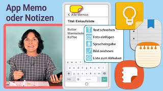 Notizen auf dem Smartphone speichern Smartphone Training für Seniorinnen Teil 29 [upl. by Khudari882]