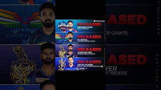 4 IPL TEAM RELEASED HIS CAPTAINS😱🗿shortzviralcricketjuttniindvsbanindvsnzfafviratkohliipl [upl. by Ransom524]