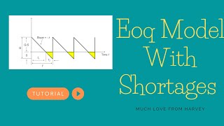 Eoq model with shortages [upl. by Sielen]