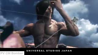 Japan TV Commercial 2020 USJ Universal Studio Japan Shingeki no Kyojin [upl. by Magdaia443]