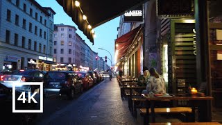 4K Kottbusser Tor night walk Kreuzberg Berlin Kotti  Walking Tour [upl. by Arias]