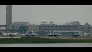 Blue Angels Depart From Boston [upl. by Ecnaiva]