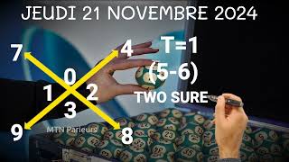 CROIX LOTO DU JEUDI 21 NOVEMBRE 2024 [upl. by Ivanah910]