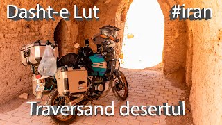 🇮🇷 IRAN  Ep5 Desertul Dashte Lut cel mai fierbinte loc  BikeInAfrica cu Africa Twin XRV750 4k [upl. by Emirac]