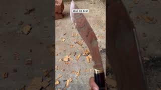 Quality Assurance By Himalayan Blades  kukriknife gurkhaknife blade khukrimaking forge usarmy [upl. by Cressi]