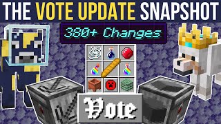 Minecraft Snapshot 23W13AORB  The Vote Update [upl. by Amron]