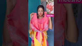 Meesho party wear saree haul ✨💝 fashion meesho meeshohaul saree [upl. by Putnam150]